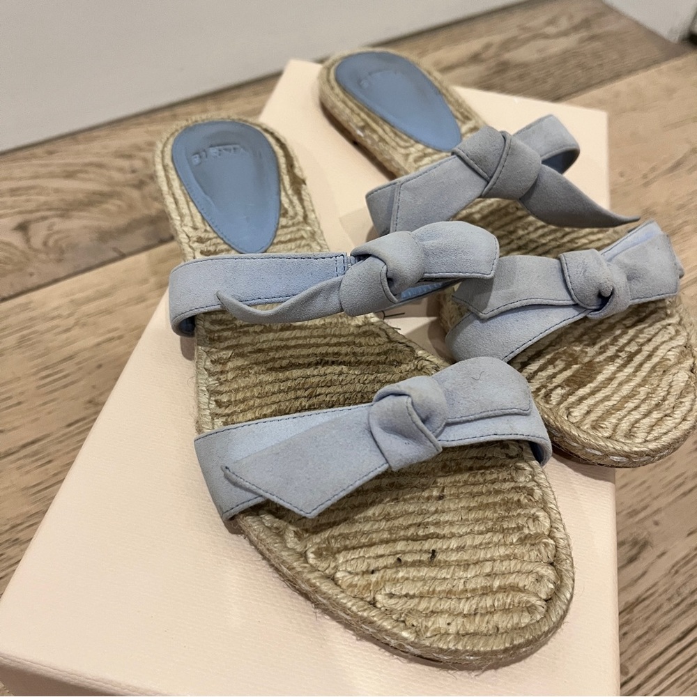 Alexandre Birman Clarita Suede Flat Sandals